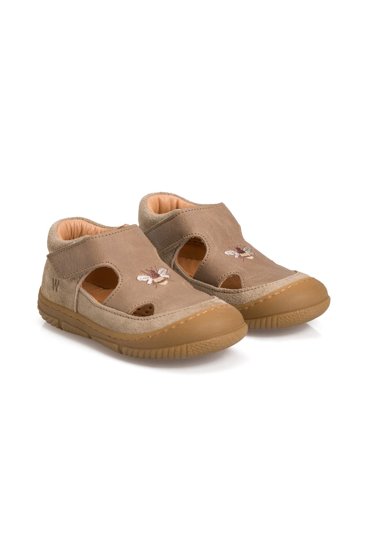 Chaussures De Marche Bébé Wheat Ivalo - Premier Pas Confortables Cuir LWG Velcro