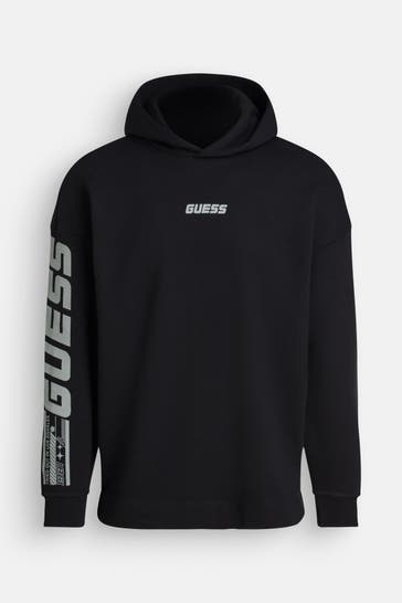 GUESS Hoodie schwarz
