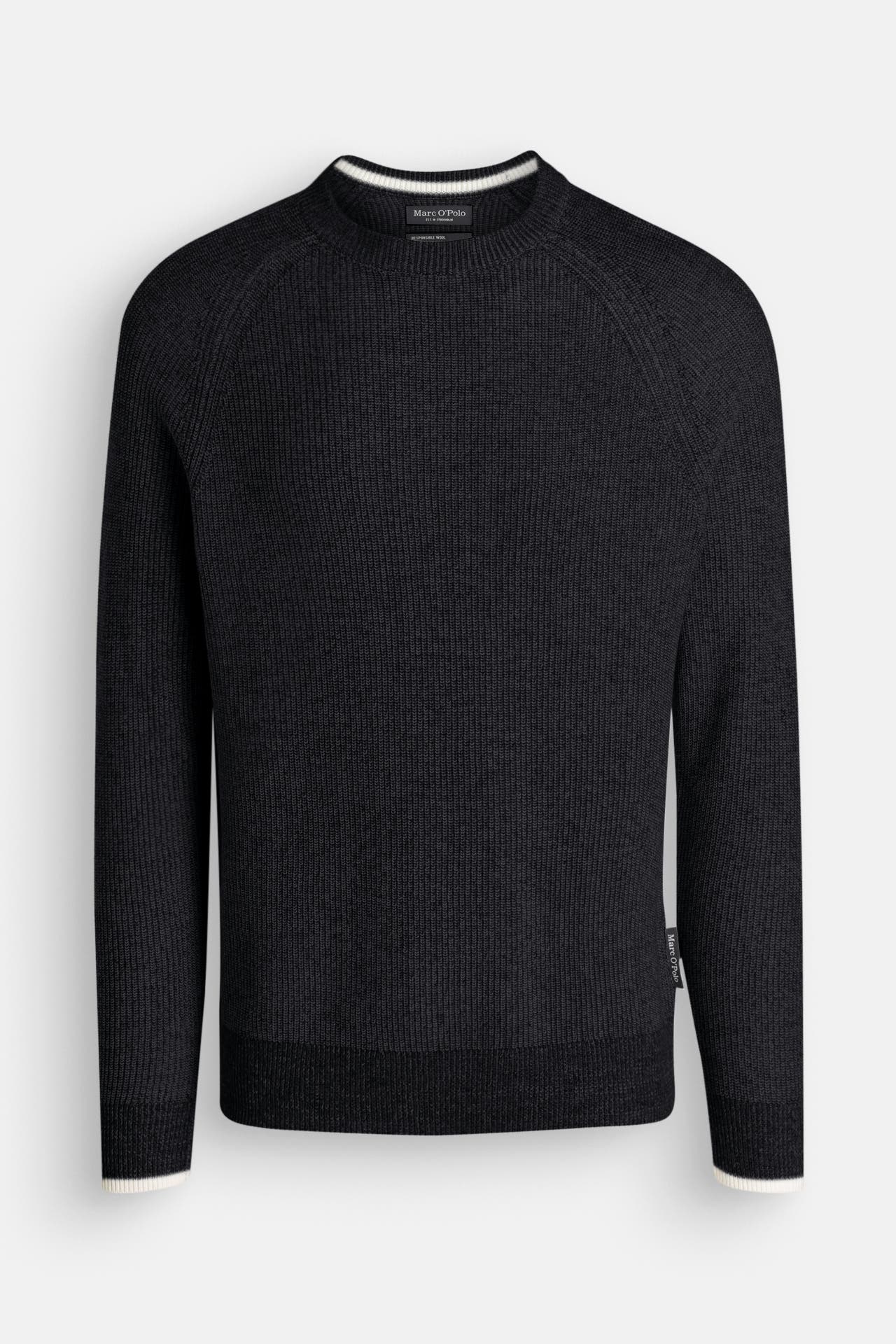 MARC O'POLO Strickpullover schwarzgrau, Bild 1
