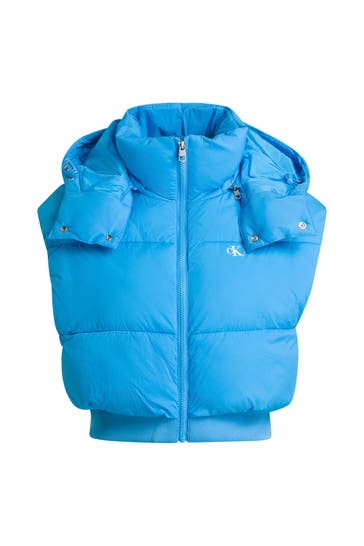 CK JEANS Steppweste azurblau