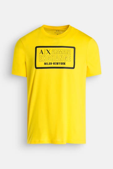 ARMANI EXCHANGE T-Shirt gelb