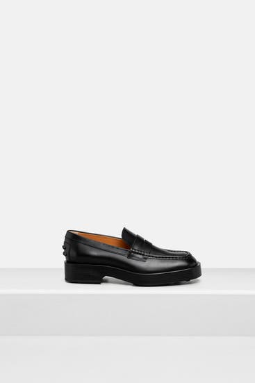TOD'S - Mokassins 'Gomma' schwarz