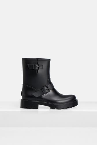 JIMMY CHOO Gummi-Stiefel 'Yael' schwarz