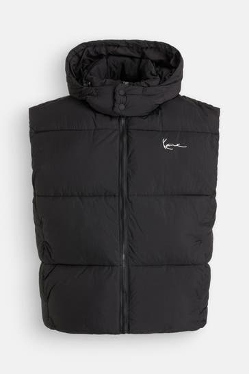 KARL KANI Steppweste schwarz