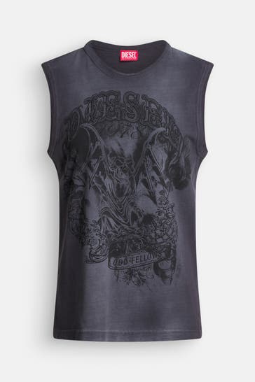 DIESEL Tank Top dunkelgrau