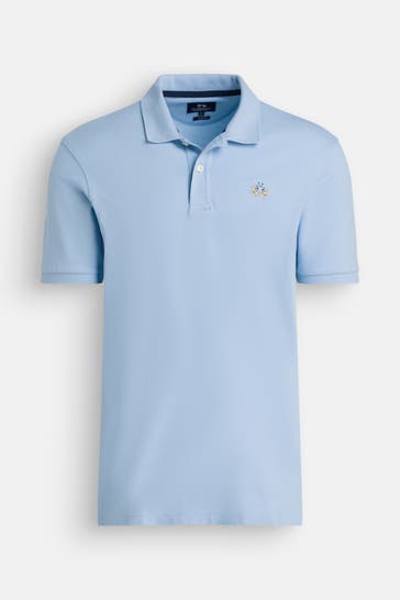 LA MARTINA Polo-Shirt hellblau