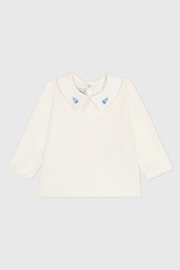 PETIT BATEAU Strickpullover weiß