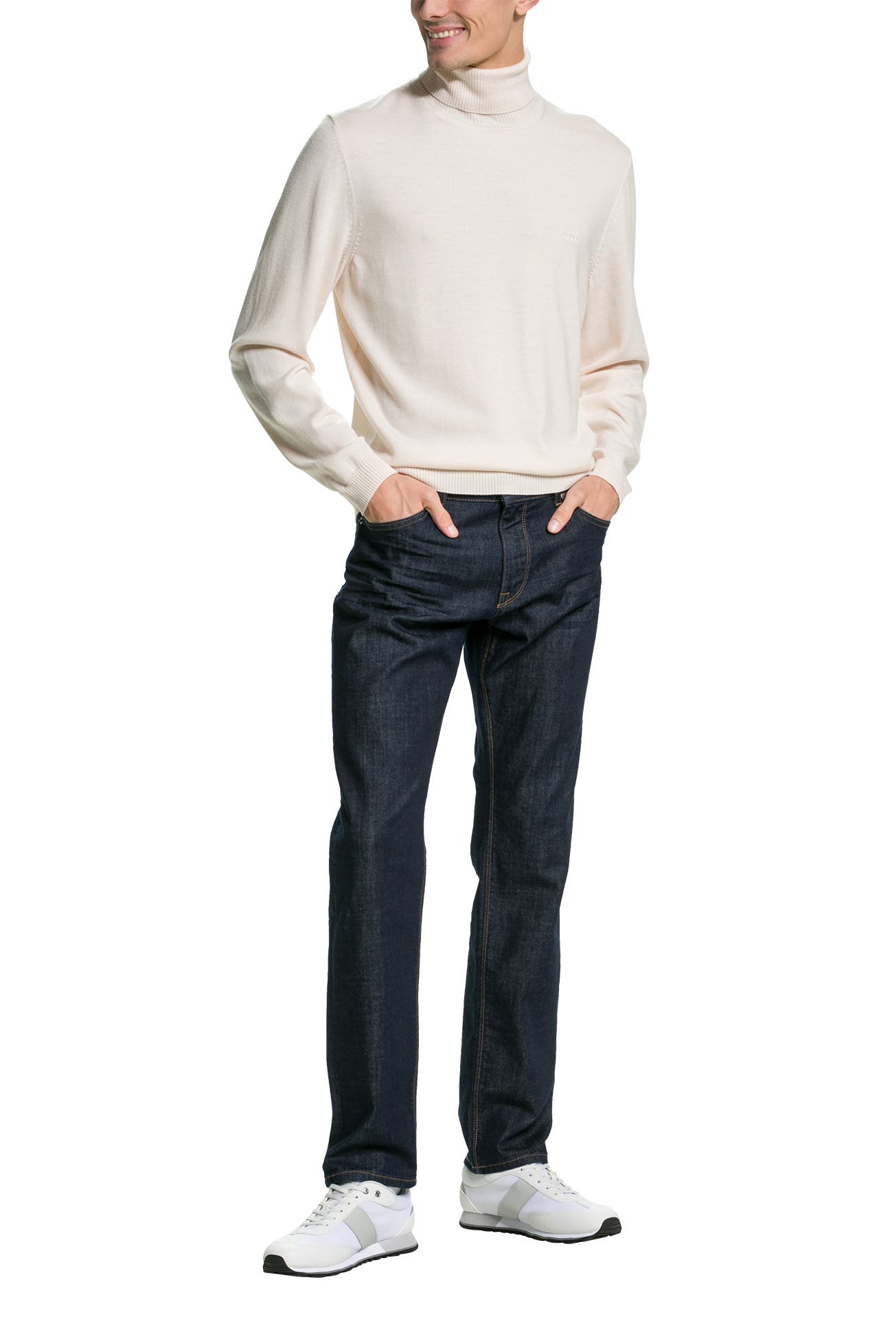 BOSS Strickpullover 'Baldebert' creme, Bild 1