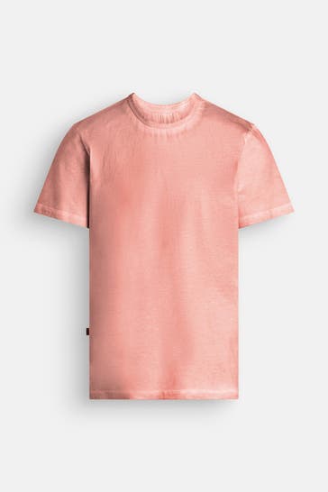 COLOURS & SONS T-Shirt dunkelorange meliert