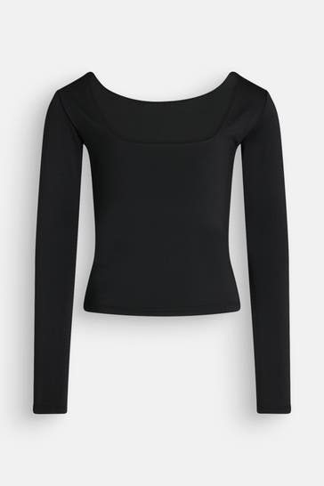 ROSEMUNDE Langarmshirt schwarz