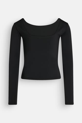 ROSEMUNDE Langarmshirt schwarz