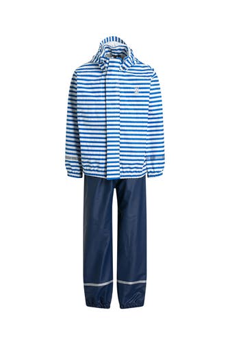 LEGO WEAR Regenbekleidungsset 'Jochy' blau gestreift