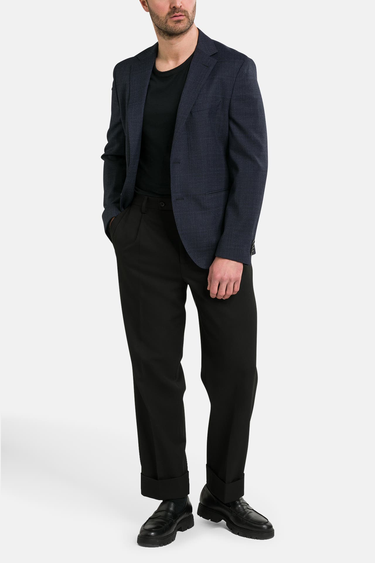 BOSS Wollmix-Sakko 'Jack' gemustert, Bild 1