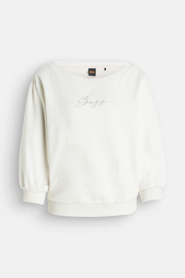 BOSS Sweatshirt 'Emay' beige