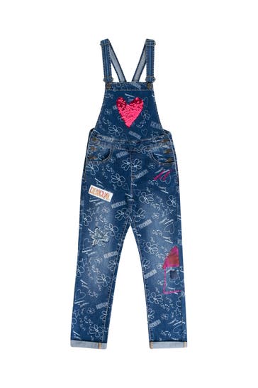 DESIGUAL KIDS Latzhose 'Ferna' gemustert