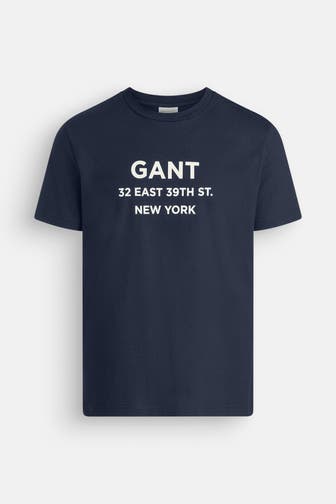 GANT T-Shirt nachtblau
