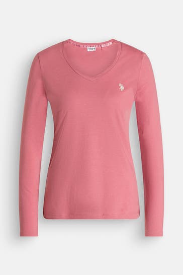 U.S. POLO ASSN. Longsleeve altrosa