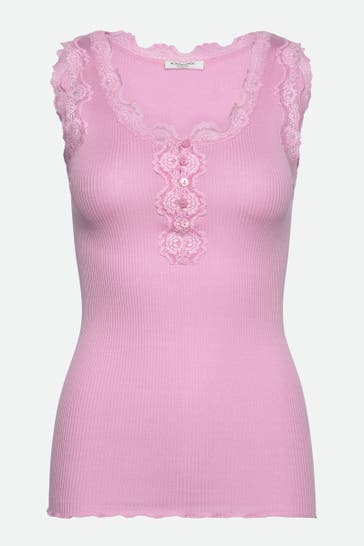 ROSEMUNDE Seidenmix-Top rosa