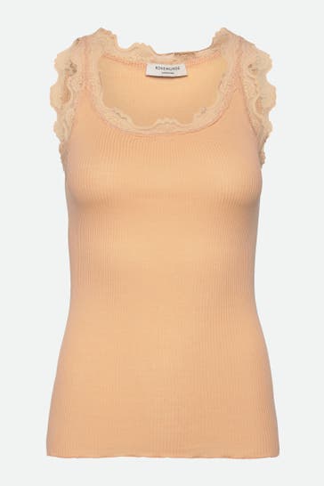 ROSEMUNDE Seidenmix-Top apricot