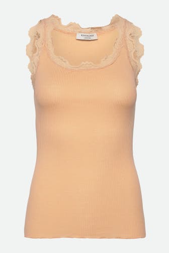 ROSEMUNDE Seidenmix-Top apricot