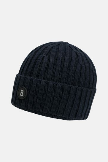 BOGNER Beanie 'Bony' schwarzblau