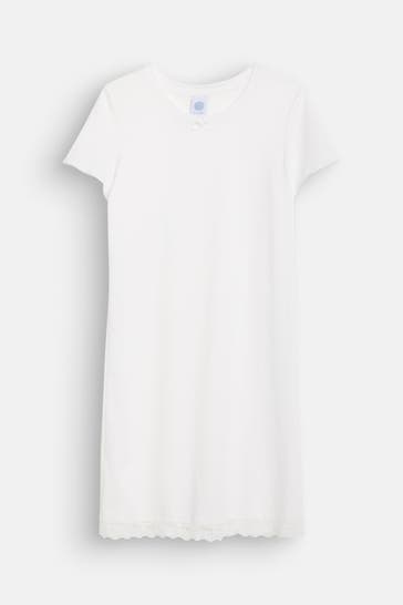 SANETTA Nachthemd weiß