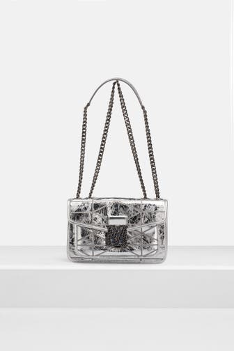 MCM Schultertasche 'Small Travia' silber
