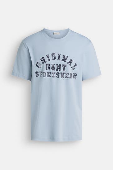 GANT T-Shirt hellblau