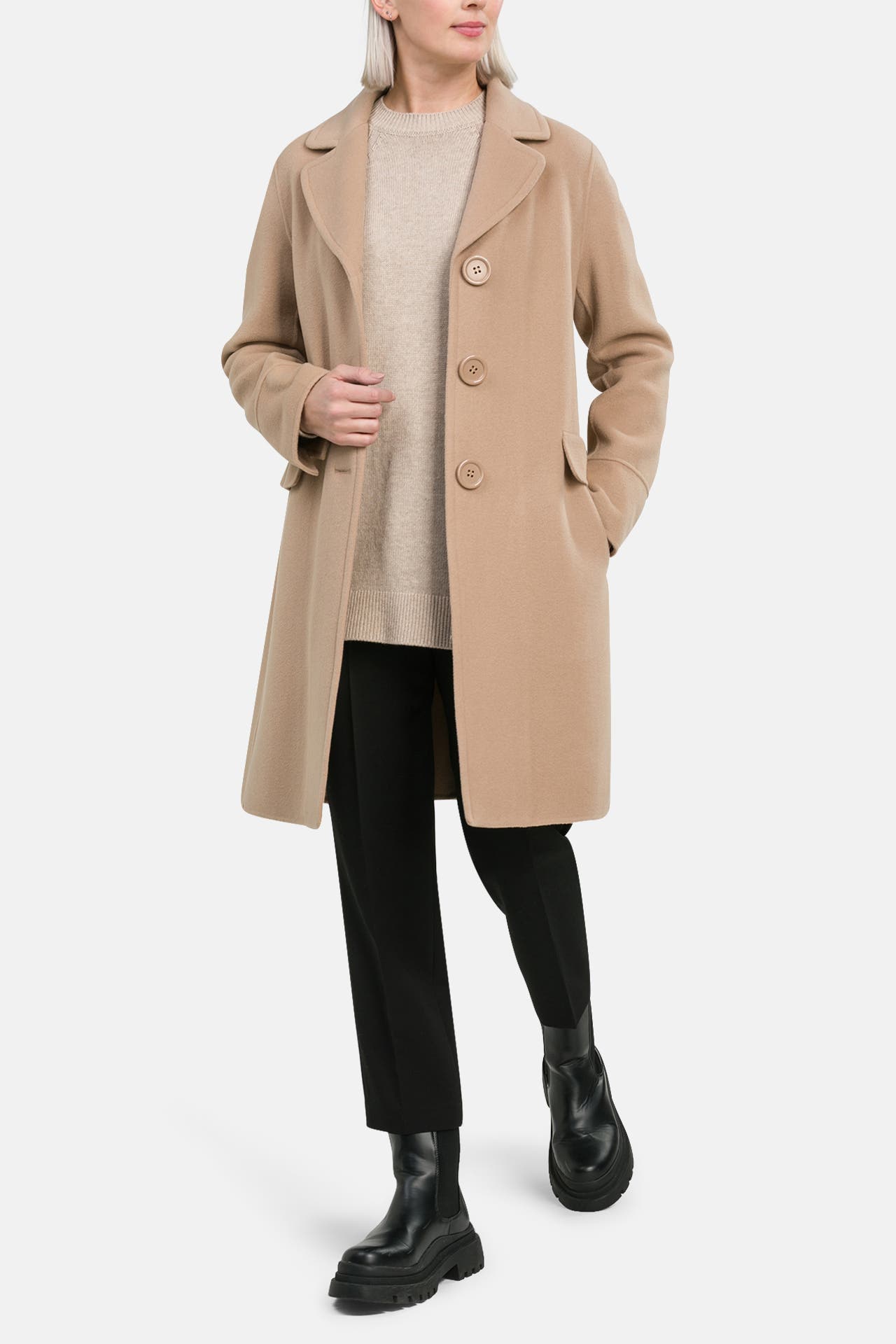 MABRUN Wollmantel 'Luise' hellbraun, Bild 1