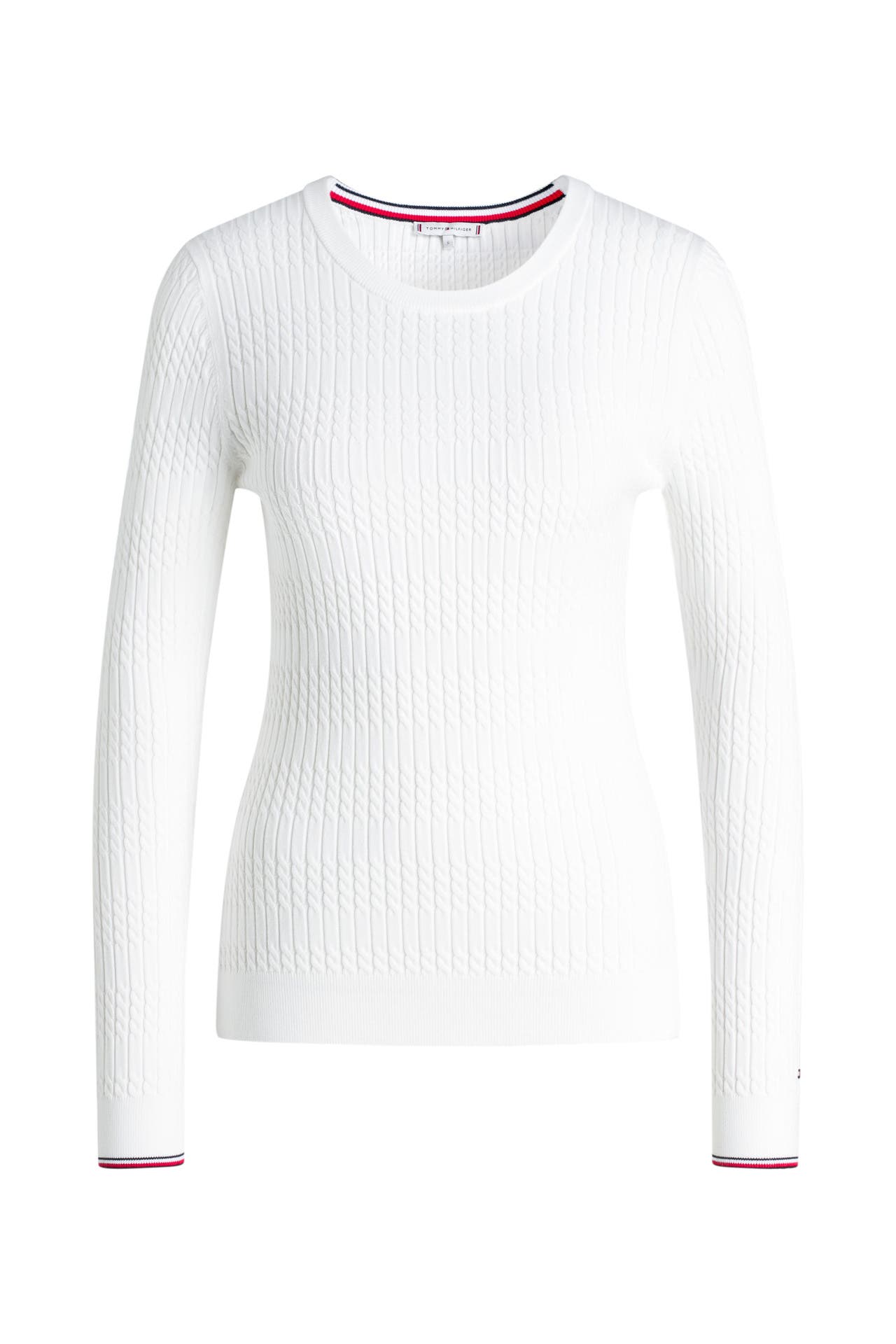 TOMMY HILFIGER Strickpullover weiß » günstig online kaufen 