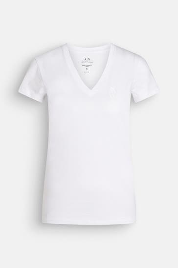 ARMANI EXCHANGE T-Shirt weiß