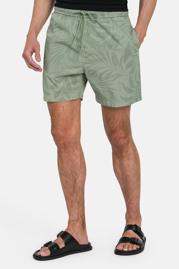 WOOLRICH Shorts floral jade