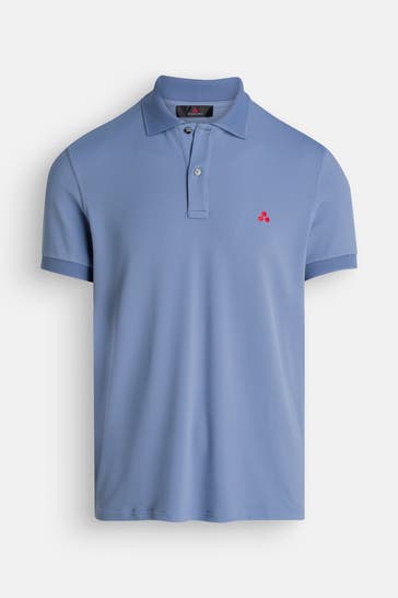 PEUTEREY Polo-Shirt taubenblau