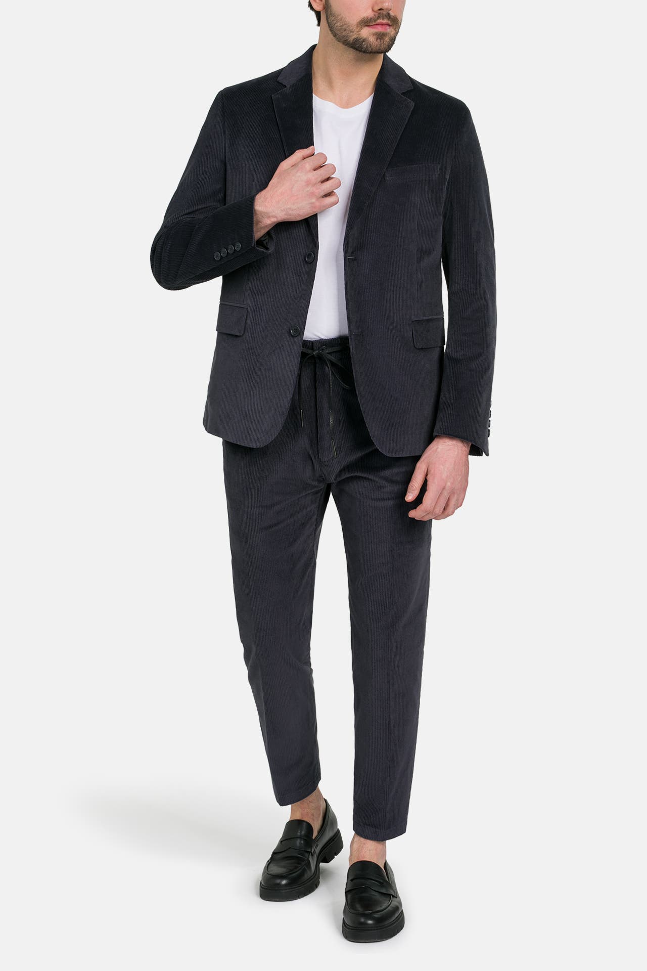 DRYKORN Cord-Sakko 'Yames' marine, Bild 1