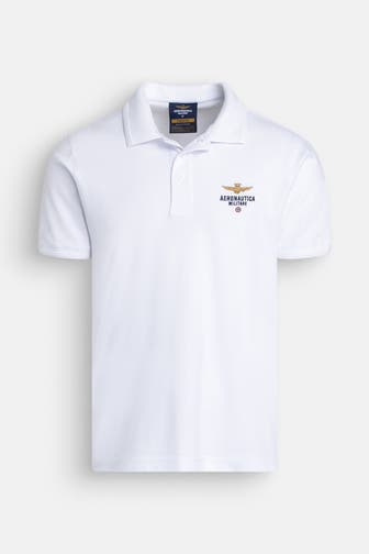 AERONAUTICA MILITARE Polo-Shirt weiß