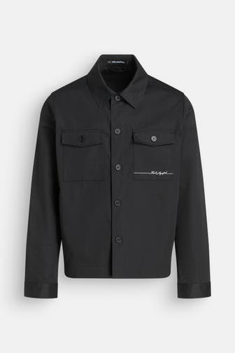 KARL LAGERFELD Übergangsjacke schwarz