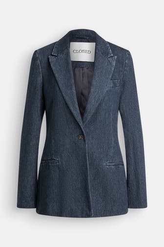 CLOSED Denim-Blazer graublau