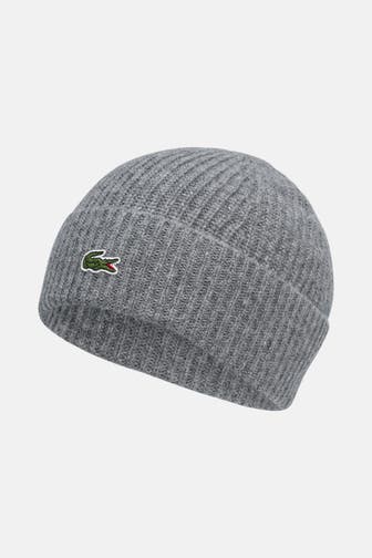 LACOSTE Beanie grau