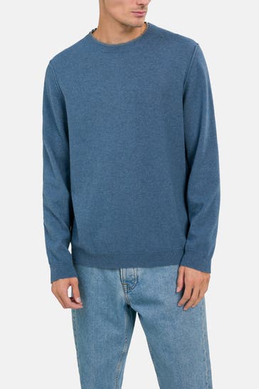 WOOLRICH Strickpullover taubenblau