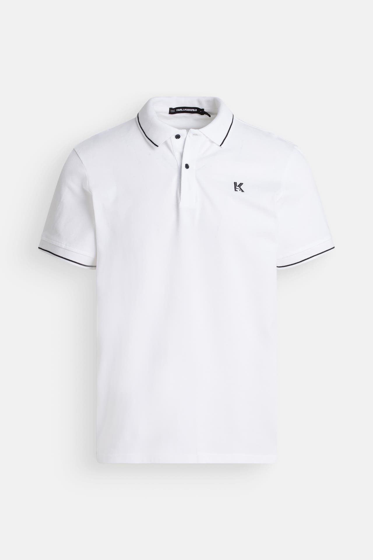 KARL LAGERFELD Polo-Shirt weiß, Bild 1