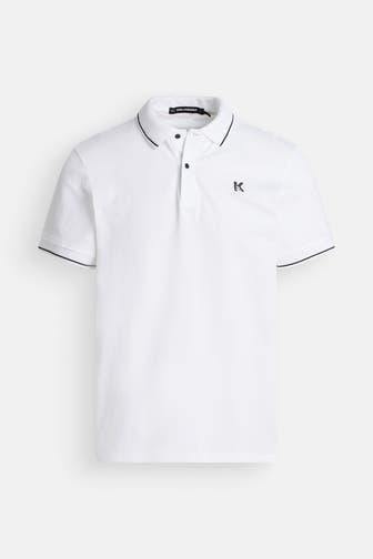 KARL LAGERFELD Polo-Shirt weiß
