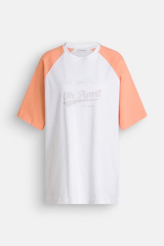 OH APRIL T-Shirt zweifarbig