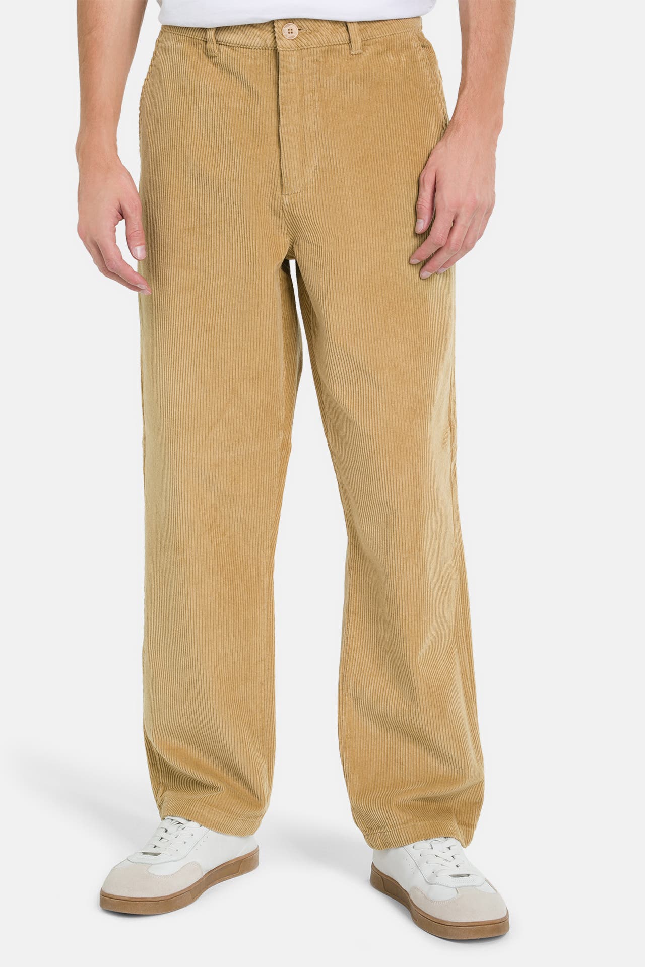 !SOLID Cordhose gelbbraun, Bild 1