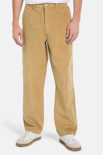 !SOLID Cordhose gelbbraun