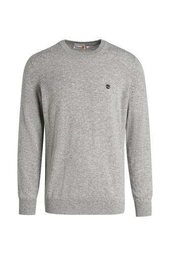 TIMBERLAND Wollmixpullover hellgrau