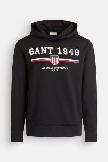GANT Hoodie schwarz