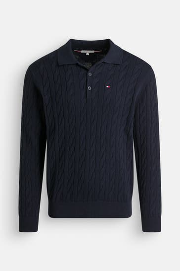 TOMMY HILFIGER Strickpullover navy