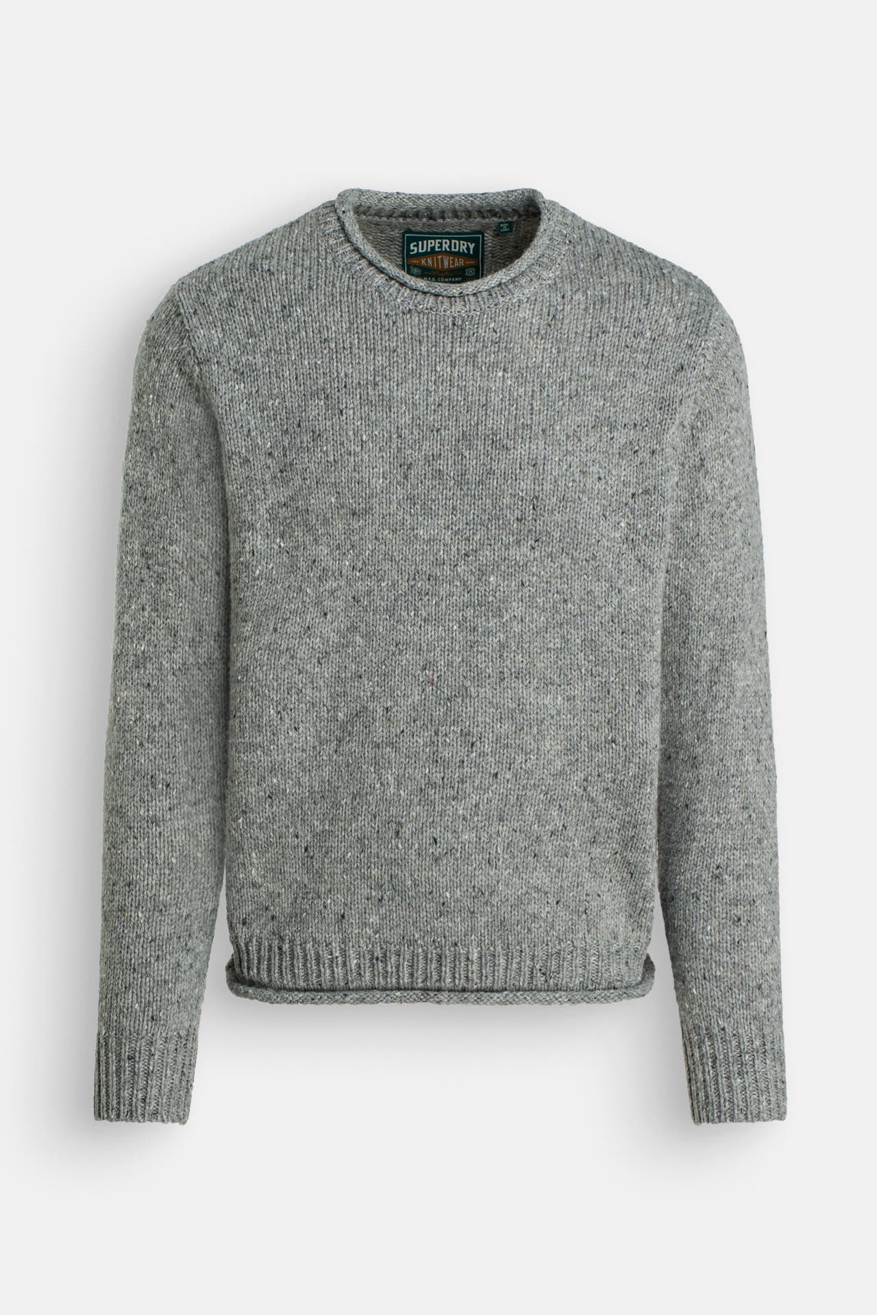 SUPERDRY Strickpullover 'Donegal' grau, Bild 1