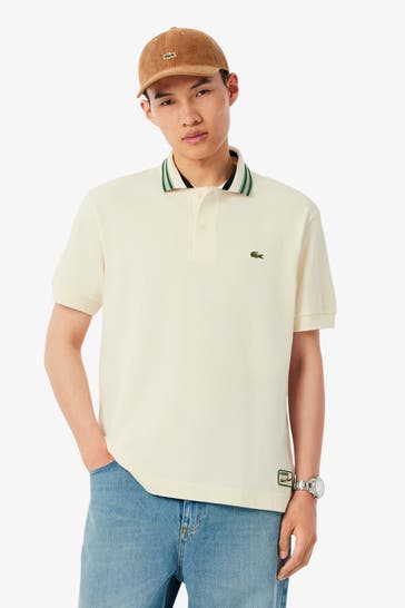 LACOSTE Polo-Shirt creme