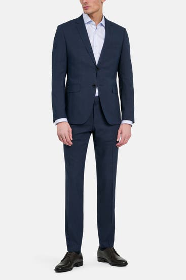 BOSS - Wollmix-Anzug 'Reymond' navy